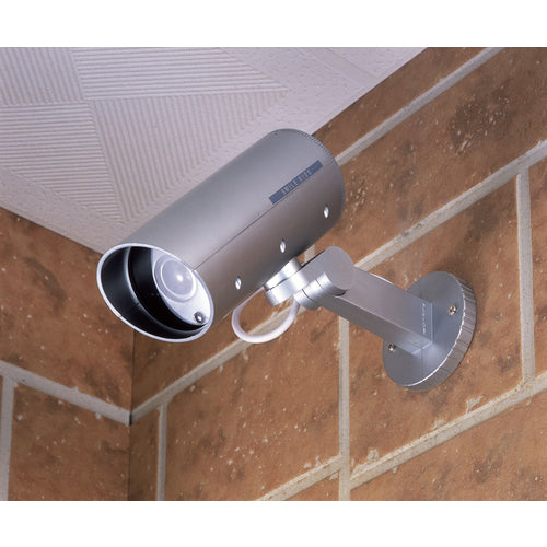 緑十字　ダミー防犯カメラ　センサー式自動首振り機能付　防雨タイプ　ダミーカメラ防雨型　352071　1台