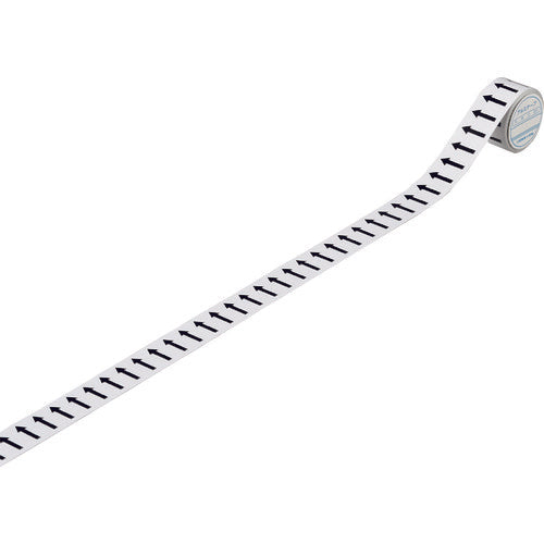 Green Cross Pipe Identification Tape ↑ Arrow (Direction Indicator) AH518 (Small) 25mm Width x 2m Aluminum 188518 1 Roll