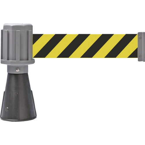 녹십자 콘용 벨트 파테이션 벨트：황/흑(호랑이 무늬) 배리어 라인-1 테이프 길이 5m 284091 1대