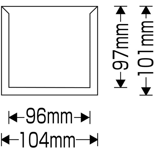 緑十字　スチールケース（差し込みタイプ）　ＫＳ−Ｂ　１００×１００ｍｍ用　プレート別売　228020　1個
