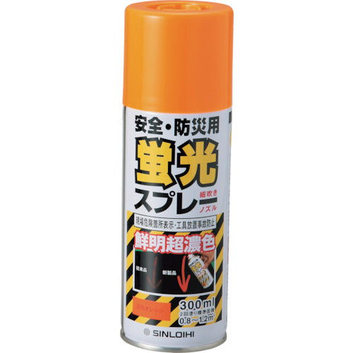 녹색 십자 형광 도료(스프레이 타입) 형광 오렌지 용량 300ml 아크릴계 도료 형광 스프레이 YR 346004 1개