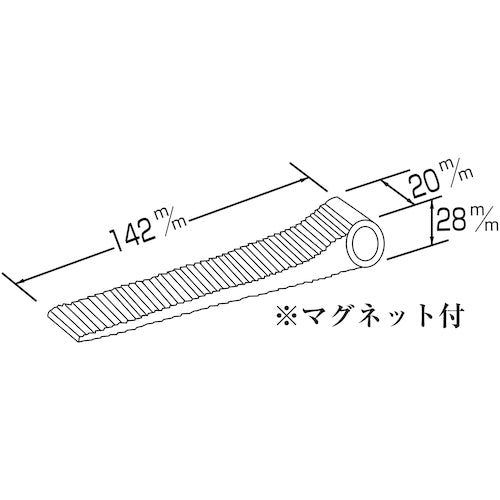 녹색 십자 삽입식 도어 스토퍼 블랙 도어 스토퍼 140 H28×W20×D142mm 마그넷 부착 342030 1개