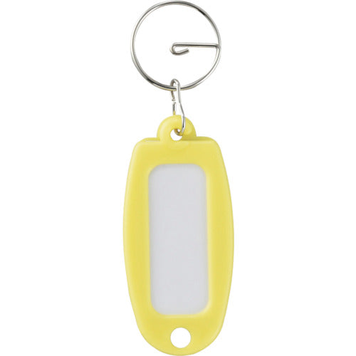 Green Cross Keychain Name Tag (Hard Case Type) Yellow NF-Y 60 x 27 mm with Ring 301003 1 pc