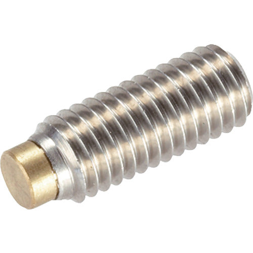 ＨＡＬＤＥＲ　プレッシャースクリュー　黄銅ピン付　ステンレス鋼　外径Ｍ６　長さ２６．５　22760.0466　1個