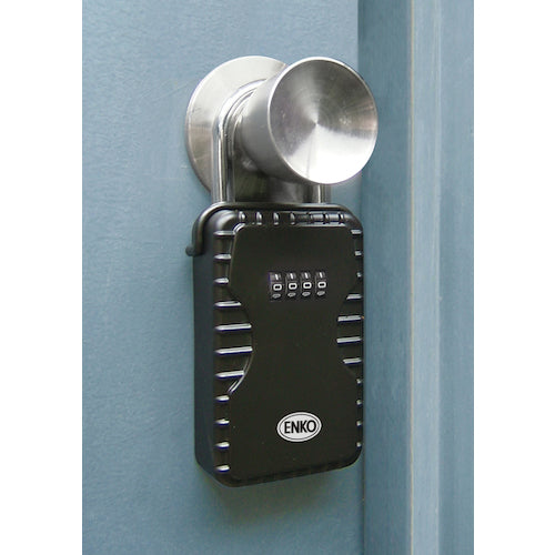 緑十字　キーストック　キーストック−２　１８０×８０×３０ｍｍ　可変式ダイヤル錠　ドアノブ対応　302102　1個