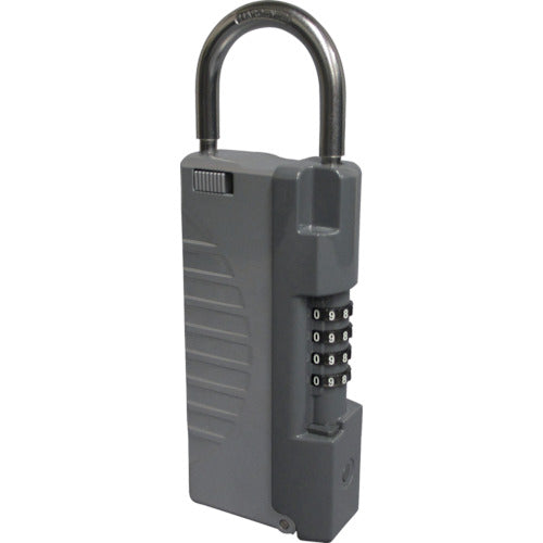 緑十字　キーストックハンディ　キーストック−４　１８２×６５×３４ｍｍ　可変式ダイヤル錠　302104　1個