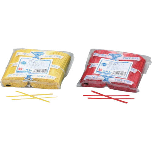 Vinyl tie PVC cut product Black 4mm x 10cm (1000 pieces/bag) QA-100-7G 1 bag