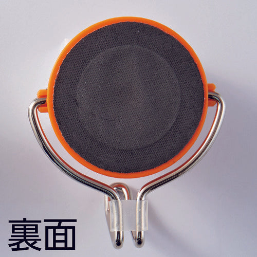 녹색십자 강력 마그넷 훅(가동식 훅 타입) 주황색 MG-743YR 48×58mm 내하중 3kg 313015 1개