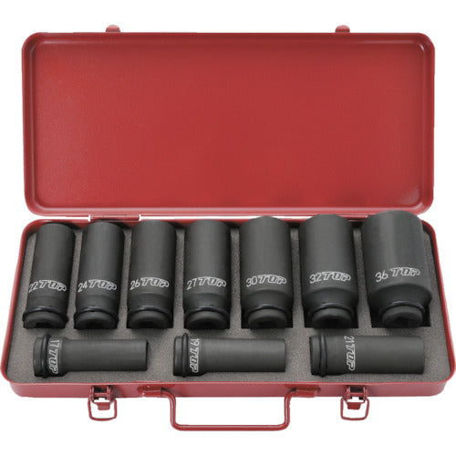 TOP Ultra Long Impact Socket Set PT-1736SLS 1S