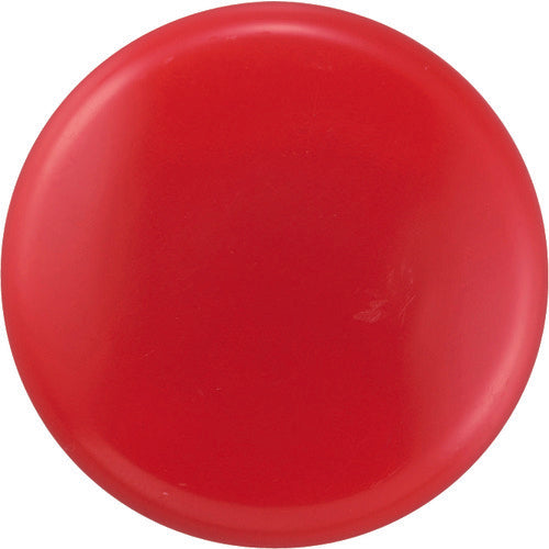 緑十字　カラーマグネット（ボタン型タイプ）　赤　マグネ２０（２／赤）　２０ｍｍΦ　１０個組　312072　1組