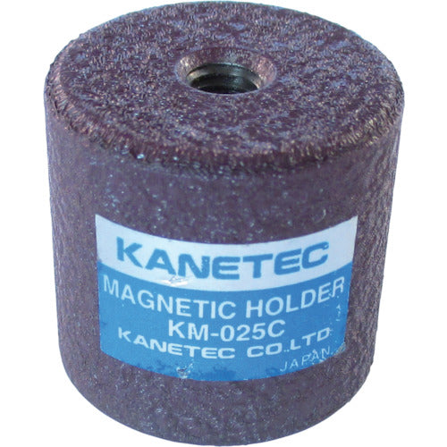 ＫＡＮＥＴＥＣ　永磁ホルダ　ネオジム磁石　円形・ねじ穴あり　外径２６ｍｍ　KM-025C　1 個
