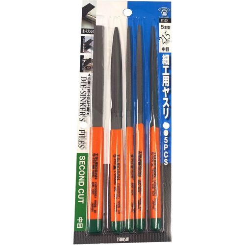 TUBOSAN 5-piece crafting file set of 5 with BP ST-02 1 S