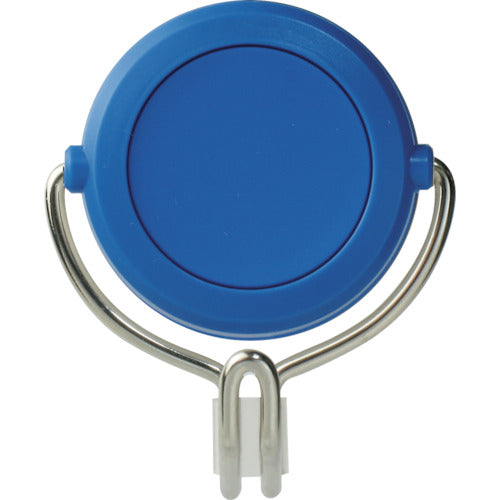 緑十字　強力マグネットフック（可動式フックタイプ）　青　ＭＧ−７４３ＢＬ　４８×５８ｍｍ　耐荷重３ｋｇ　313016　1組