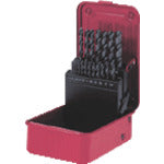 Mitsubishi K KSDSET Stainless steel cobalt high speed drill set (steel case, 19 pieces) KSDSET19 1S