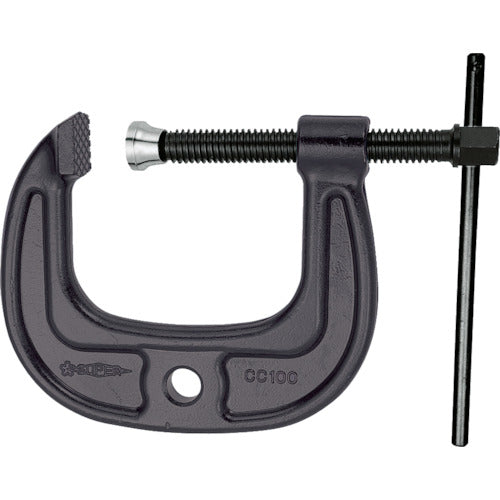 Super C-clamp (C-type) Strong wide type 100mm Cathodic electrocoating CC-100 1 piece