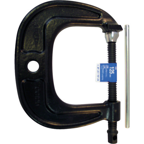 Super C-type clamp (C-type) strong wide type 125mm cathodic electrocoating CC-125 1 piece