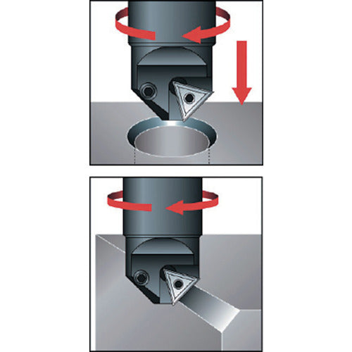 Fujigen Chamfering Cutter 60° Shank φ32 Long Type NK6030TL 1 Piece