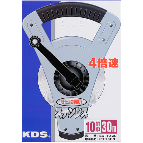 ＫＤＳ　ステンレススピードテクロン１０巾３０ｍ　SST10-30　1 個