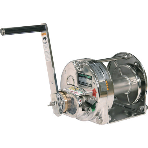 ＭＡＸＰＵＬＬ　ステンレス手動ウインチ（電解研磨）　ESB-3　1 台