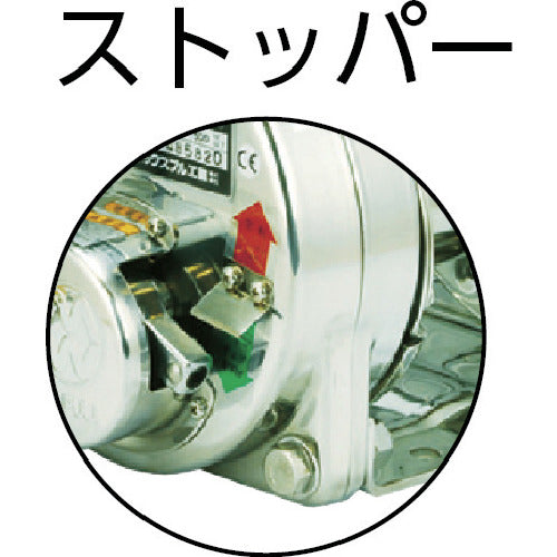 ＭＡＸＰＵＬＬ　ステンレス手動ウインチ（電解研磨）　ESB-10　1 台