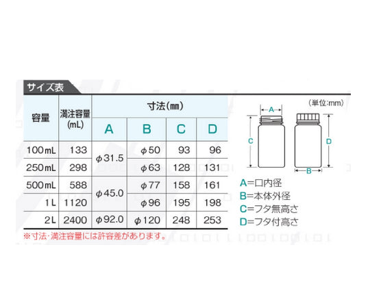 JPボトル 滅菌済 500mL 100本 1103-04　JP-500 1ケース(100本入)