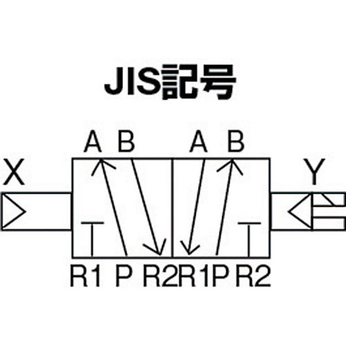 ＣＫＤ　４Ｆシリーズパイロット式５ポート弁セレックスバルブ　５．０Ｃ［ｄｍ［［の３乗］］／（Ｓ・ｂａｒ）］／音速コンダクタンス　4F410-08-AC100V　1台