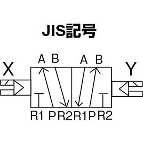 ＣＫＤ　４Ｆシリーズパイロット式５ポート弁セレックスバルブ　５．０Ｃ［ｄｍ［［の３乗］］／（Ｓ・ｂａｒ）］／音速コンダクタンス　4F420-08-AC100V　1台