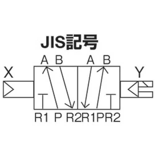 ＣＫＤ　４Ｆシリーズパイロット式５ポート弁セレックスバルブ　３．０Ｃ［ｄｍ［［の３乗］］／（Ｓ・ｂａｒ）］／音速コンダクタンス　4F210-08-AC100V　1台