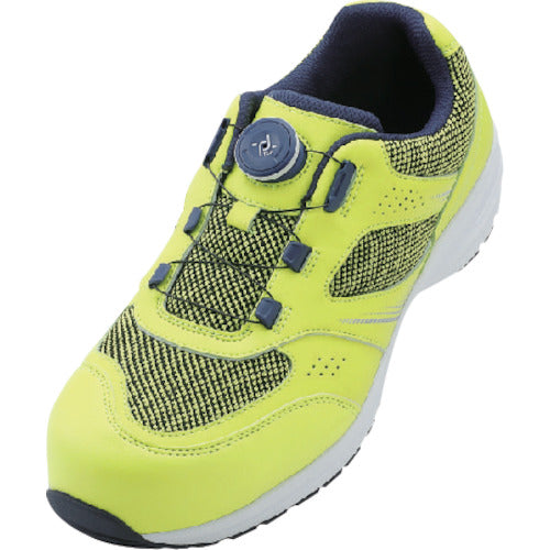 IGNIO Dial-type safety shoes, Type B, Yellow Green, 23.0 cm, IGS1018TGF-YLGR23.0, 1 pair