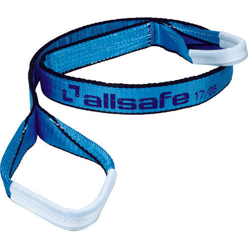 ａｌｌｓａｆｅ　オールセーフスリングベルト３Ｅ５０ｘ２．５ｍ　スカイブルー　AS3E50-25　1 本