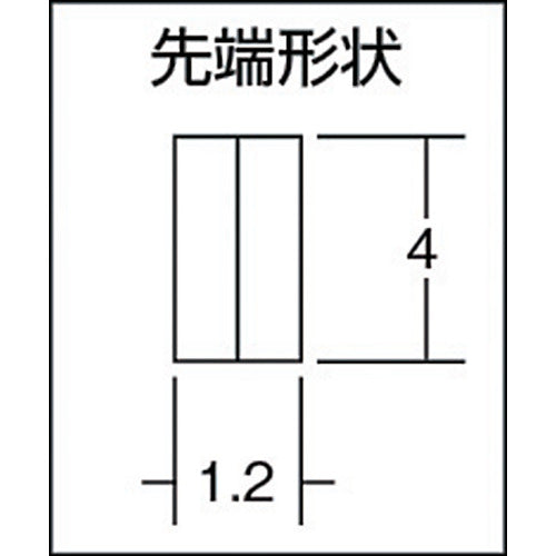 メリー　ミニチュアフラットノーズプライヤ１１０ｍｍ　M-08　1丁