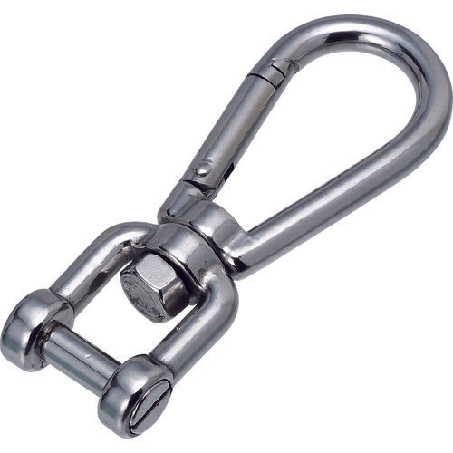 Mizumoto Stainless Steel Snap Hook Shackle, Wire Diameter 8mm, Length 108mm, BB-8, 1 pc
