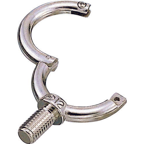 Mizumoto Stainless Steel Open Eye Bolt, Metric Thread, Screw Diameter M-8, Load Capacity 0.49kN, B-1003, 1 pc