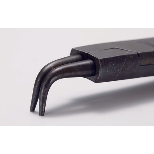 TRUSCO Snap Ring Pliers for Shafts Φ1.8 Curved Jaws Type 51 51-2B 1 Piece