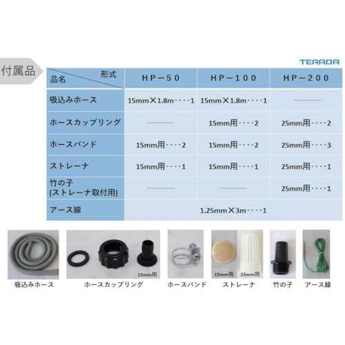 TERADA 셀프 라핸디 펌프 HP-50 1대
