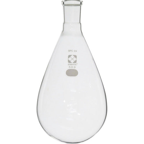 ＳＩＢＡＴＡ　ＳＰＣなす形フラスコ　ＳＰＣ−２４　５００ｍＬ　030120-24500　1個