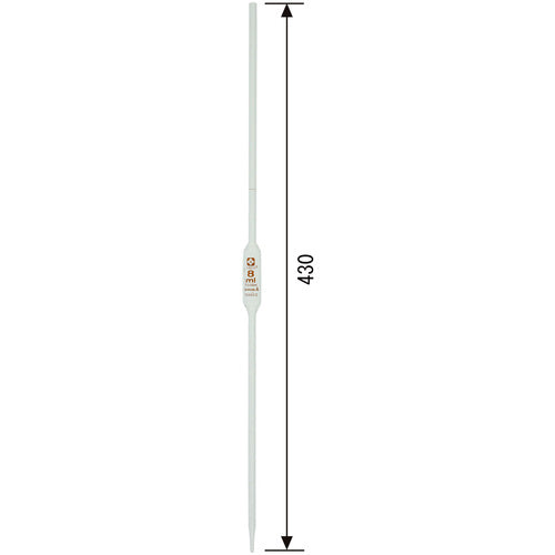 SIBATA 홀 피펫 커스텀 A 8 mL 021410-8A 1 개