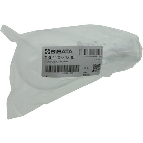 ＳＩＢＡＴＡ　ＳＰＣなす形フラスコ　ＳＰＣ−２４　２００ｍＬ　030120-24200　1個