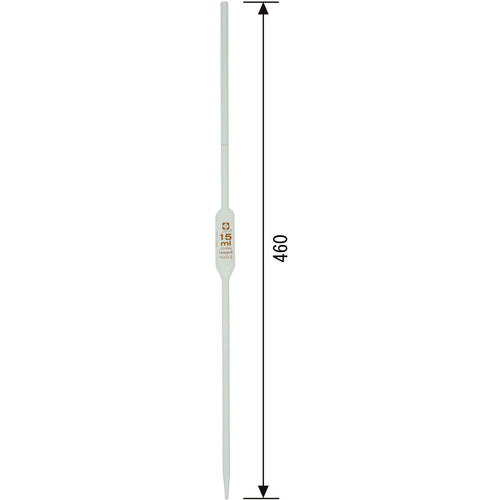 SIBATA 홀 피펫 커스텀 A 15mL 021410-15A 1개