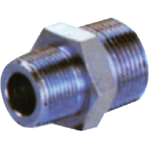 Fujitoku Different Diameter Hexagonal Nipple Different Diameter 20A x 10A Carbon Steel 6N-PT-20AX10A 1 Piece