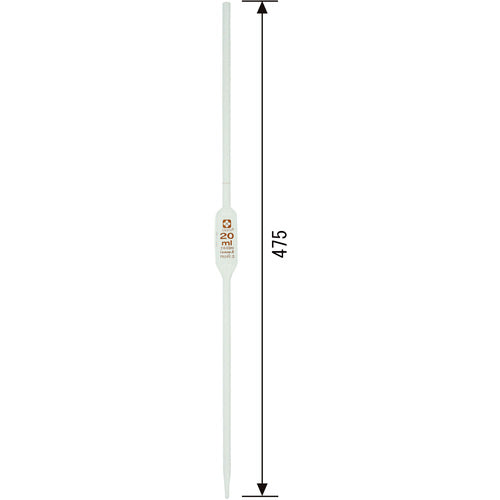 SIBATA 홀 피펫 커스텀 A 20mL 021410-20A 1개