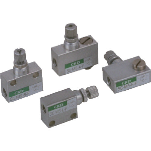 CKD Speed ​​Controller Large Diameter Type M5 x 0.8 Straight SC-M5-S 1 pc