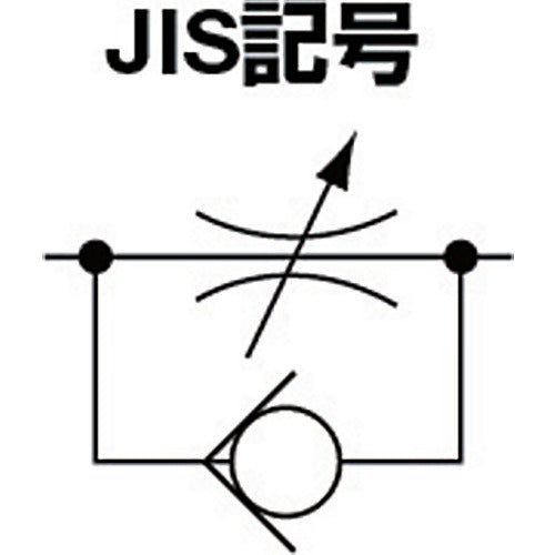 CKD Speed ​​Controller Large Diameter Type M5 x 0.8 Straight SC-M5-S 1 pc