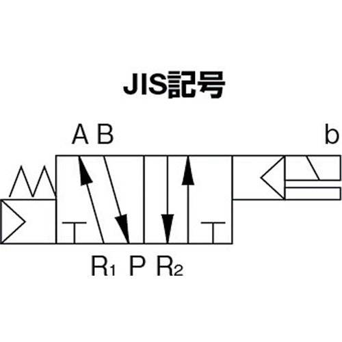 ＣＫＤ　４Ｋシリーズパイロット式５ポート弁セレックスバルブ　９．８Ｃ［ｄｍ［［の３乗］］／（Ｓ・ｂａｒ）］／音速コンダクタンス　4KA410-10-AC200V　1台