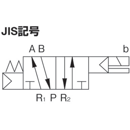 ＣＫＤ　４Ｋシリーズパイロット式５ポート弁セレックスバルブ　２．６Ｃ［ｄｍ［［の３乗］］／（Ｓ・ｂａｒ）］／音速コンダクタンス　4KA210-06-AC200V　1台