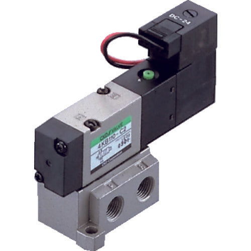 CKD 4K Series Pilot Type 5 Port Valve Select Valve 0.89C [dm3/(S bar)]/Sonic Conductance 4KB110-06-AC100V 1 unit