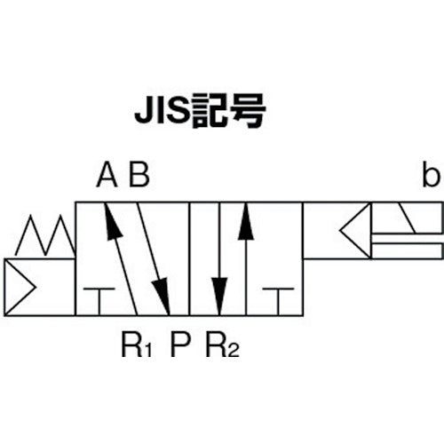 ＣＫＤ　４Ｋシリーズパイロット式５ポート弁セレックスバルブ　０．８９Ｃ［ｄｍ［［の３乗］］／（Ｓ・ｂａｒ）］／音速コンダクタンス　4KB110-06-AC200V　1台