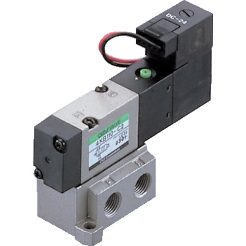 CKD 4K Series Pilot Type 5 Port Valve Select Valve 2.7C [dm3/(S bar)]/Sonic Conductance 4KB210-06-AC200V 1 unit