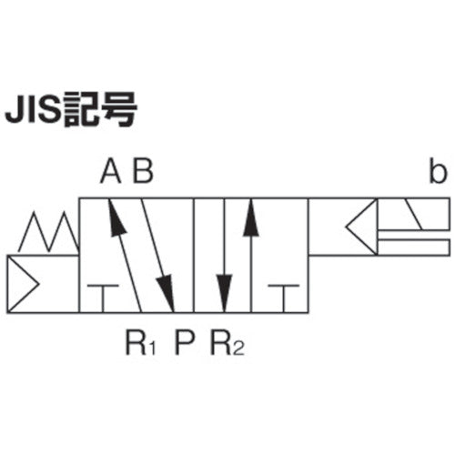 ＣＫＤ　４Ｋシリーズパイロット式５ポート弁セレックスバルブ　１２Ｃ［ｄｍ［［の３乗］］／（Ｓ・ｂａｒ）］／音速コンダクタンス　4KB410-10-AC100V　1台