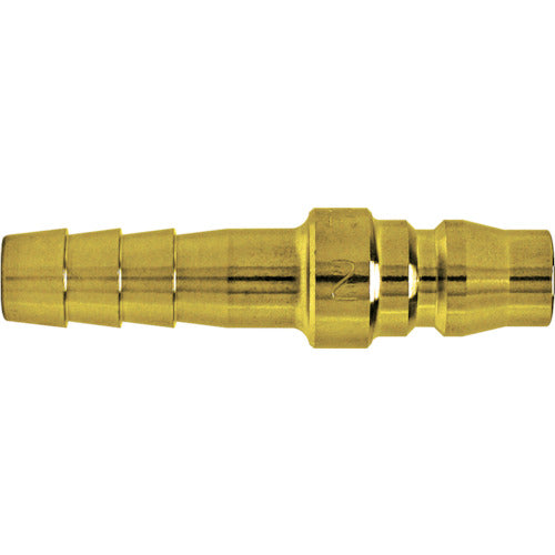 日東　真ちゅう製ハイカプラ（ホース取付用プラグ）相手側３／８インチ　１．５Ｍｐａ（００２０４）　30PH BRASS          　1個